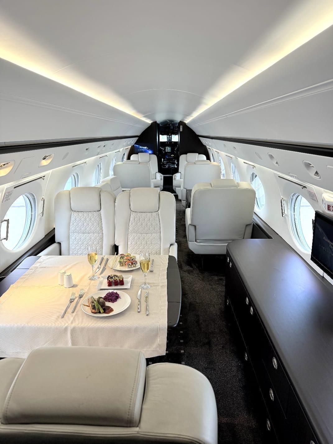 Gulfstream IV full cabin view