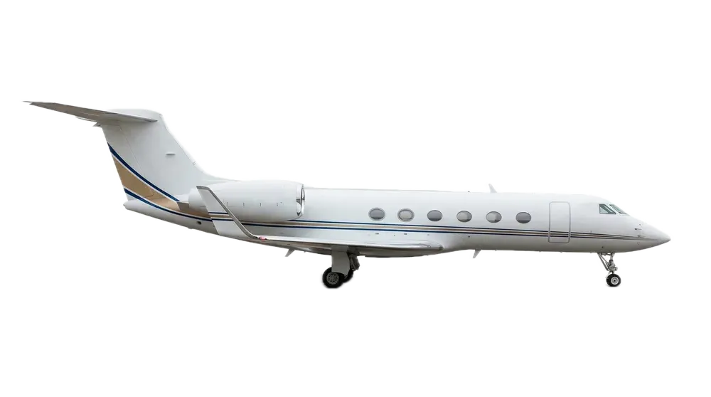 Gulfstream IV in flight